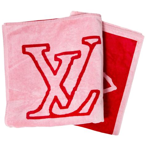 louis vuitton beach towel pink|Louis Vuitton towels for sale.